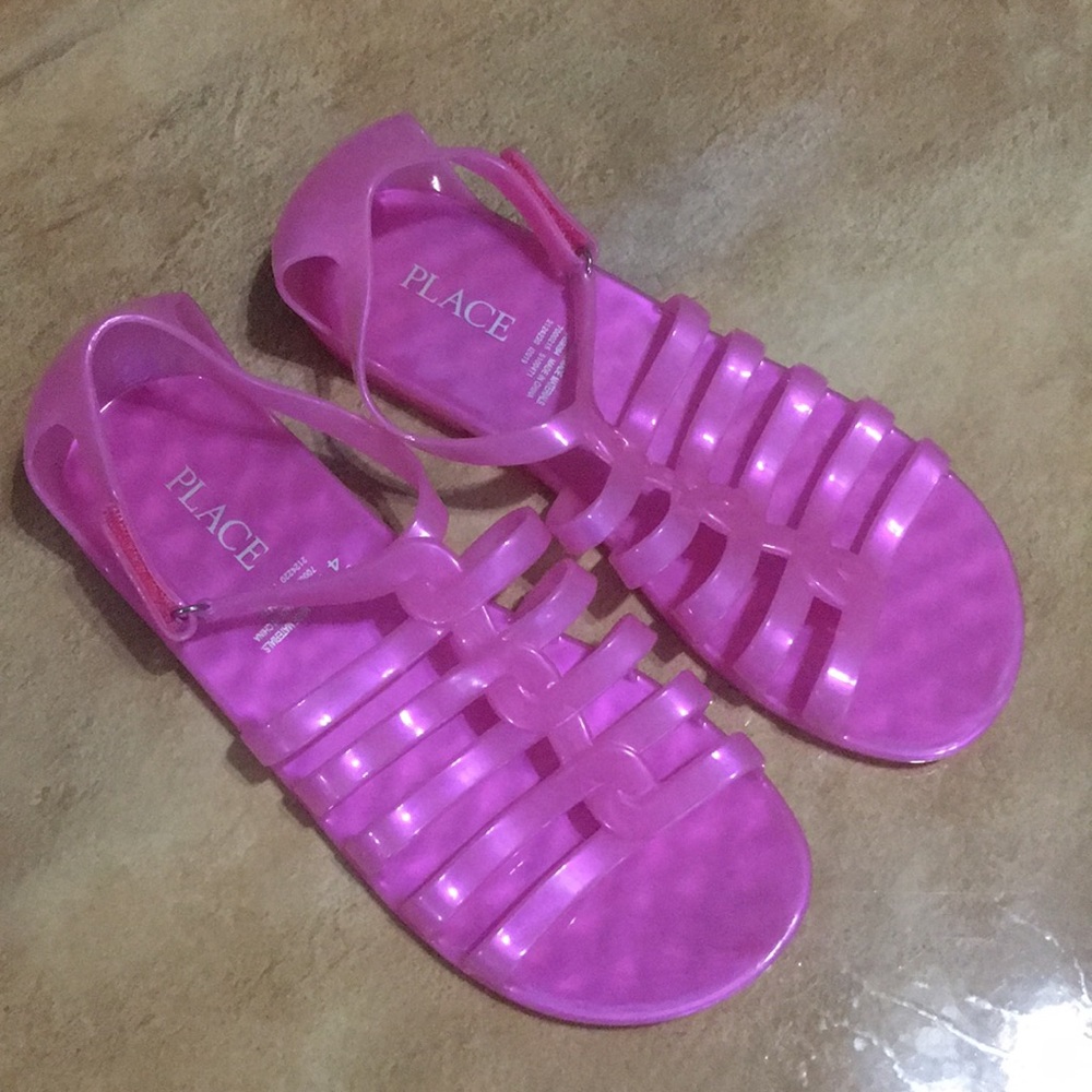 NWOT Pink Plastic Children’s Place Sandals
